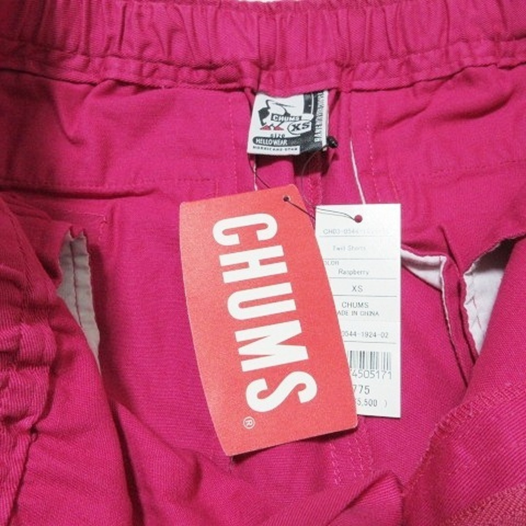 CHUMS(チャムス)のチャムス タグ付き TWILL SHORTS ショートパンツ ハーフ ピンク メンズのパンツ(ショートパンツ)の商品写真