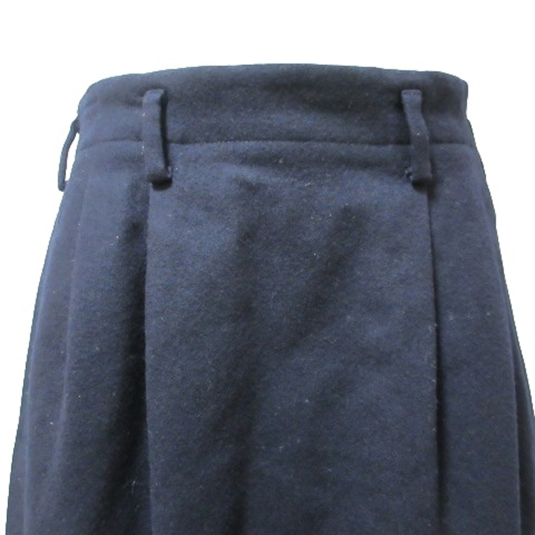 Ralph Lauren(ラルフローレン)のラルフローレン ロング スカート タイト ウール 2タック 9 紺 ■GY11 レディースのスカート(ロングスカート)の商品写真