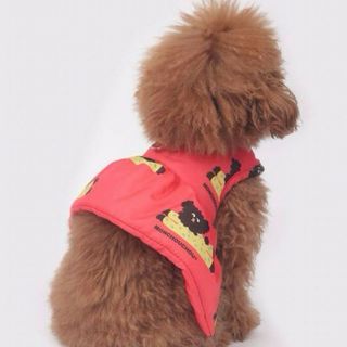 韓国犬服ブランド　MONCHOUCHOU タイニードッグプロムハーネス　Lサイズ(犬)