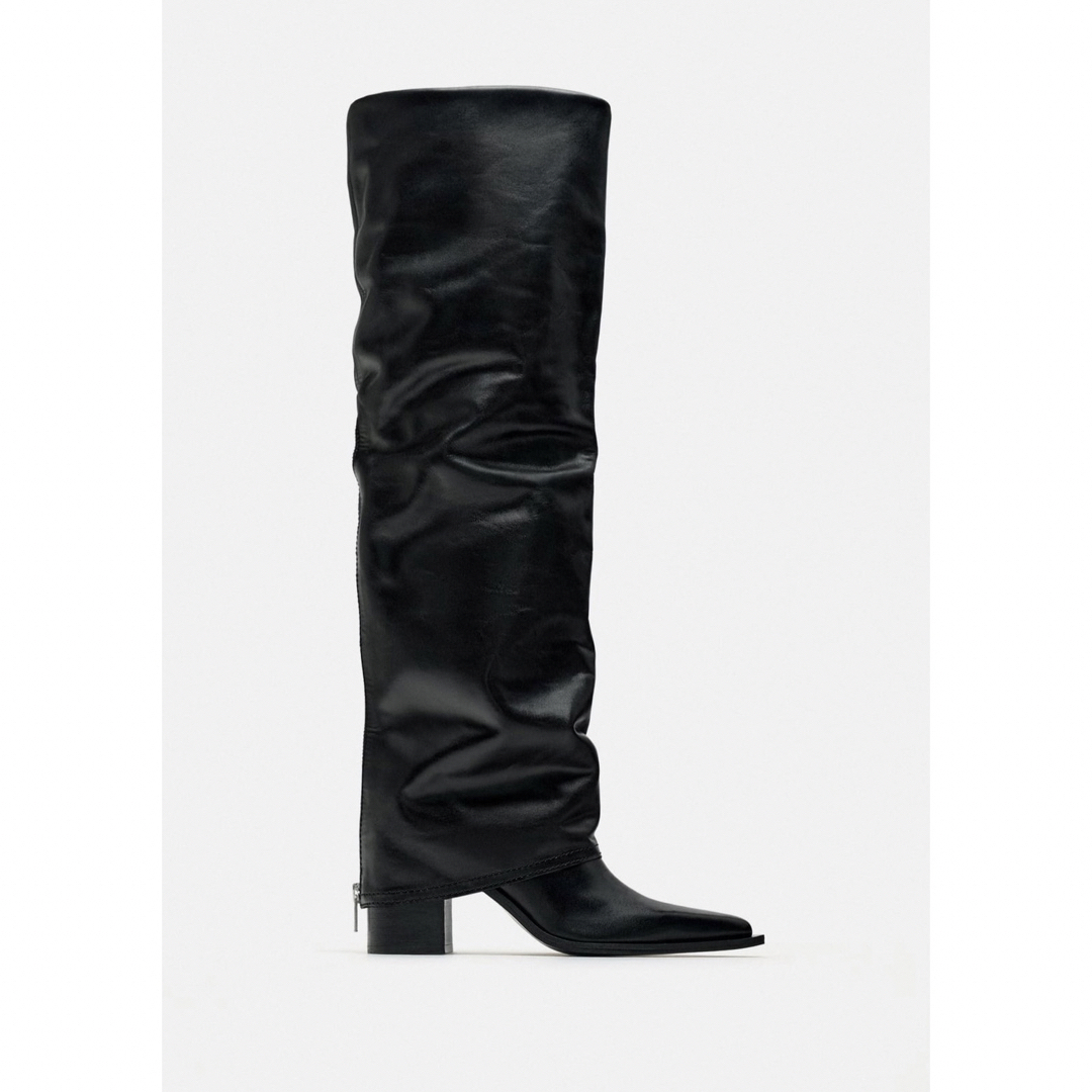 ZARA - ZARA レザーゲートルブーツ 36の通販 by lilyy's shop ZARA - ZARA レザーゲートルブーツ 36の通販 by lilyy's shop
