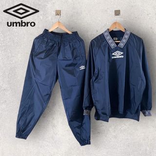 アンブロ(UMBRO)のレア　90s アンブロ　プルオーバーナイロンジャケット　パンツ　セットアップ(ナイロンジャケット)