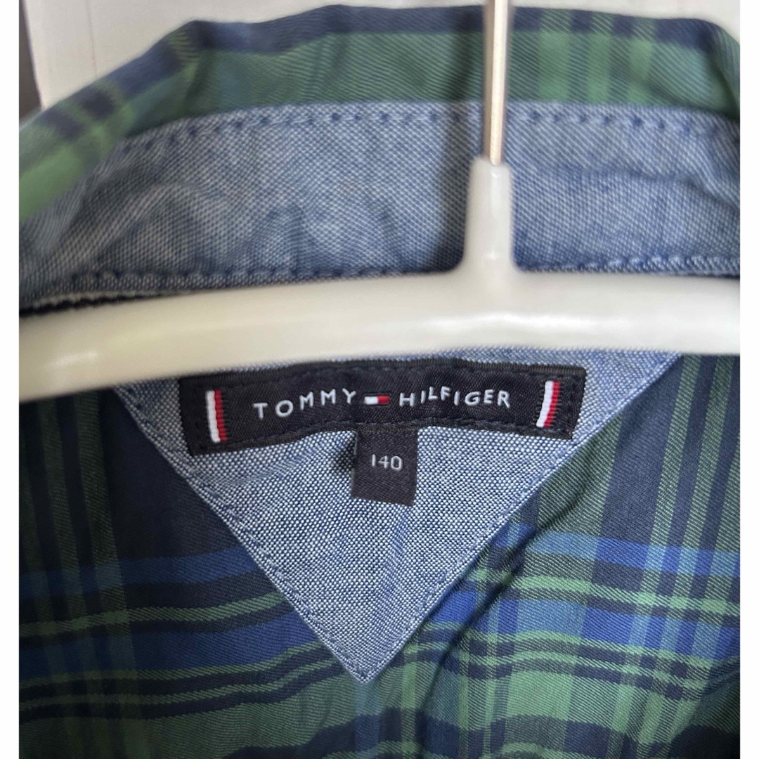 TOMMY HILFIGER(トミーヒルフィガー)のトミーヒルフィガー　長袖シャツ　140 美品 キッズ/ベビー/マタニティのキッズ服男の子用(90cm~)(Tシャツ/カットソー)の商品写真