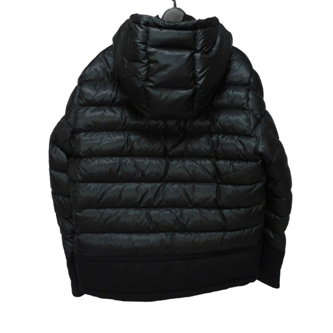 MONCLER(モンクレール)のMONCLER モンクレール リム ダウン パーカー 5 フーディ レザーワッペン フード取り外し可能 ナイロン ウール 切替 RIOM DOWN HOODIE ダウンジャケット 4185685 メンズのジャケット/アウター(ダウンジャケット)の商品写真