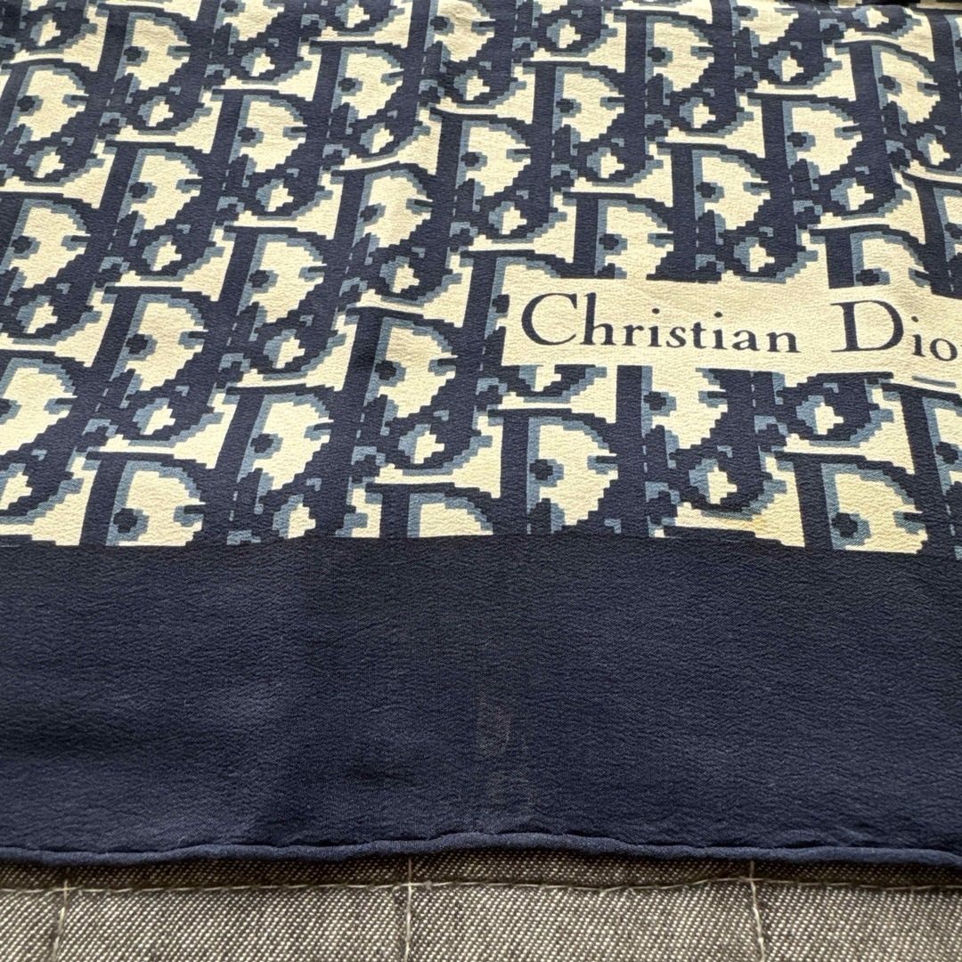 Christian Dior クリスチャンディオール スカーフ トロッター ロゴ Christian Dior クリスチャンディオール スカーフ トロッター ロゴ