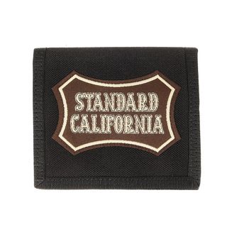 スタンダードカリフォルニア(STANDARD CALIFORNIA)の美品 STANDARD CALIFORNIA スタンダードカリフォルニア 19AW PORTER ポーター コインポケット付き ナイロン カード ウォレット PORTER×SD CARD WALLET CORDURA ブラック 黒 日本製 コラボ 吉田カバン【メンズ】【中古】(折り財布)