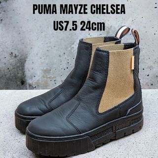 プーマ(PUMA)のPUMA MAYZE CHELSEA プーマ メイズ 24cm 厚底ブーツ(ブーツ)