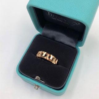 ティファニー(Tiffany & Co.)のティファニー TIFFANY&Co.  Tトゥルー ワイド リング K18PG(リング(指輪))