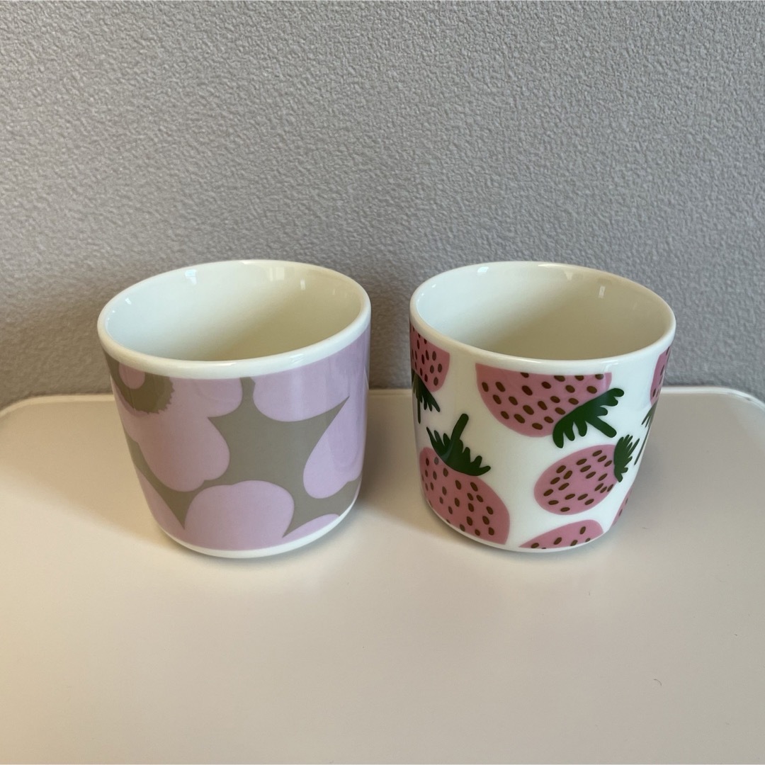 marimekko(マリメッコ)のmarimekko マグカップ (フタ付き) インテリア/住まい/日用品のキッチン/食器(グラス/カップ)の商品写真