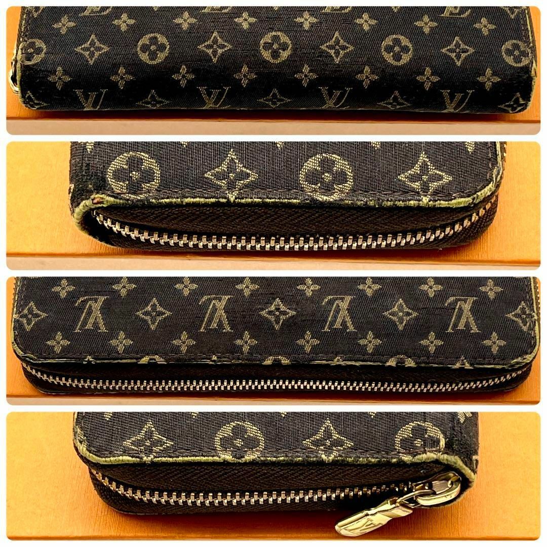 LOUIS VUITTON(ルイヴィトン)のルイヴィトン 長財布 モノグラムミニラン 茶色 ジッピーウォレット 男女兼用 レディースのファッション小物(財布)の商品写真