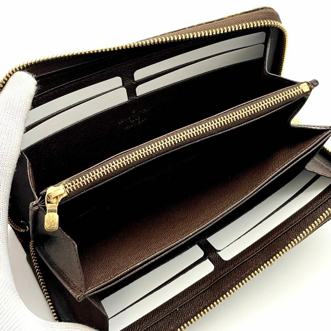 LOUIS VUITTON(ルイヴィトン)のルイヴィトン 長財布 モノグラムミニラン 茶色 ジッピーウォレット 男女兼用 レディースのファッション小物(財布)の商品写真