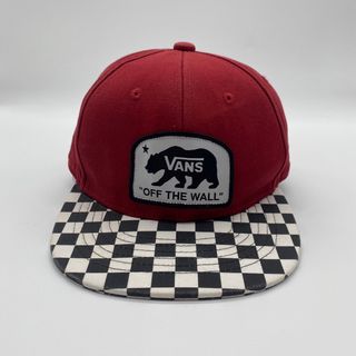 ヴァンズ(VANS)のレアクマ　VANS　OFF THE WALL　刺繍ロゴ　2トーンカラーキャップ(キャップ)