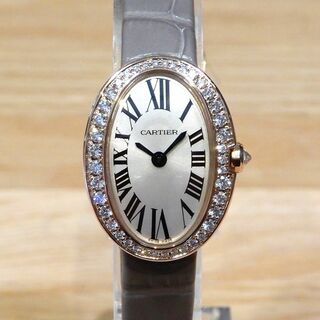 カルティエ(Cartier)の超美品 カルティエ 研磨済み ミニベニュワール ベゼルダイヤ ピンクゴールド(腕時計)