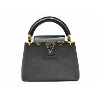 ルイヴィトン(LOUIS VUITTON)の【箱･布袋あり】　LOUIS VUITTON　ルイ・ヴィトン　カプシーヌMINI　M56669　ハンドバッグ　ショルダーバッグ　2WAY　ブラック　トリヨンレザー　レディース　シンプル　ギフト　プレゼント包装可　【中古】　松山久万ノ台店(その他)