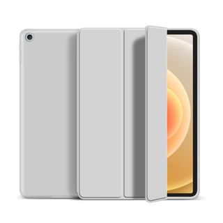 タブレットカバー(中古)グレー　iPad(iPadケース)