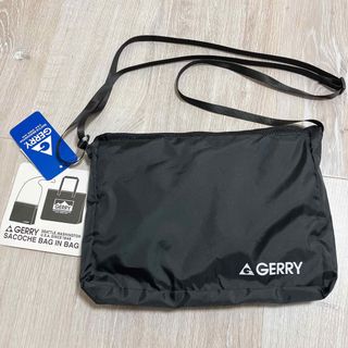 ジェリー(GERRY)のGERRY  ボディバッグ　2way  エコバッグ　ブラック(ボディーバッグ)