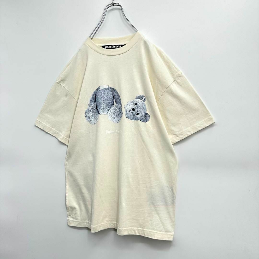 PALM ANGELS(パームエンジェルス)の【激レアカラー】パームエンジェルス　ベアクラシックロゴ　バックアーチロゴTシャツ メンズのトップス(Tシャツ/カットソー(半袖/袖なし))の商品写真