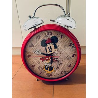 ディズニー(Disney)のミニーちゃん　♡ 目覚まし時計(置時計)