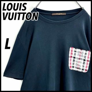 ルイヴィトン(LOUIS VUITTON)の【完売モデル】ルイヴィトン コットンシルク ポケットモノグラム Tシャツ 人気L(Tシャツ/カットソー(半袖/袖なし))