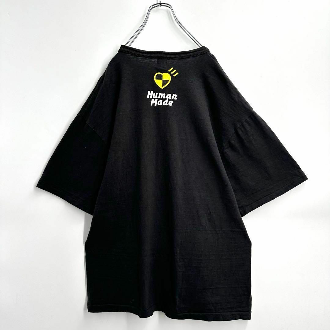 HUMAN MADE(ヒューマンメイド)の【希少2XL】ヒューマンメード　テスティング　両面デカロゴ　Tシャツ メンズのトップス(Tシャツ/カットソー(半袖/袖なし))の商品写真