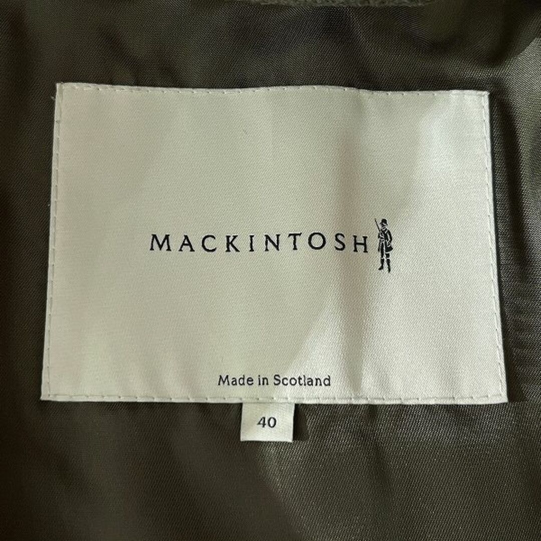 MACKINTOSH(マッキントッシュ)のマッキントッシュ GM-005F メルトン ウール トレンチ コート 緑 40 メンズのジャケット/アウター(トレンチコート)の商品写真