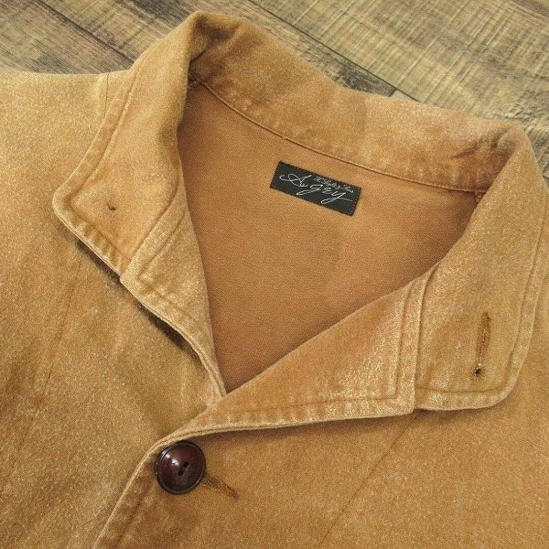 AGRY アグリー ハイライト クラシック モールスキン ジャケット マスタード メンズのジャケット/アウター(ブルゾン)の商品写真
