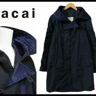 サカイ(sacai)のsacai サカイ 12ss 異素材 ドッキング N-3B型 モッズ コート(モッズコート)