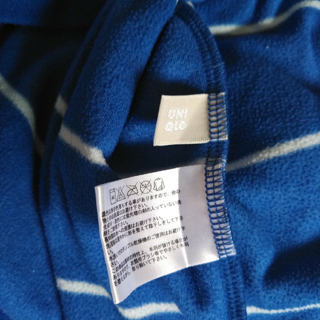 UNIQLO(ユニクロ)のユニクロ　micro freece ハーフジップ　フリーススウェット　ハイネック メンズのトップス(スウェット)の商品写真