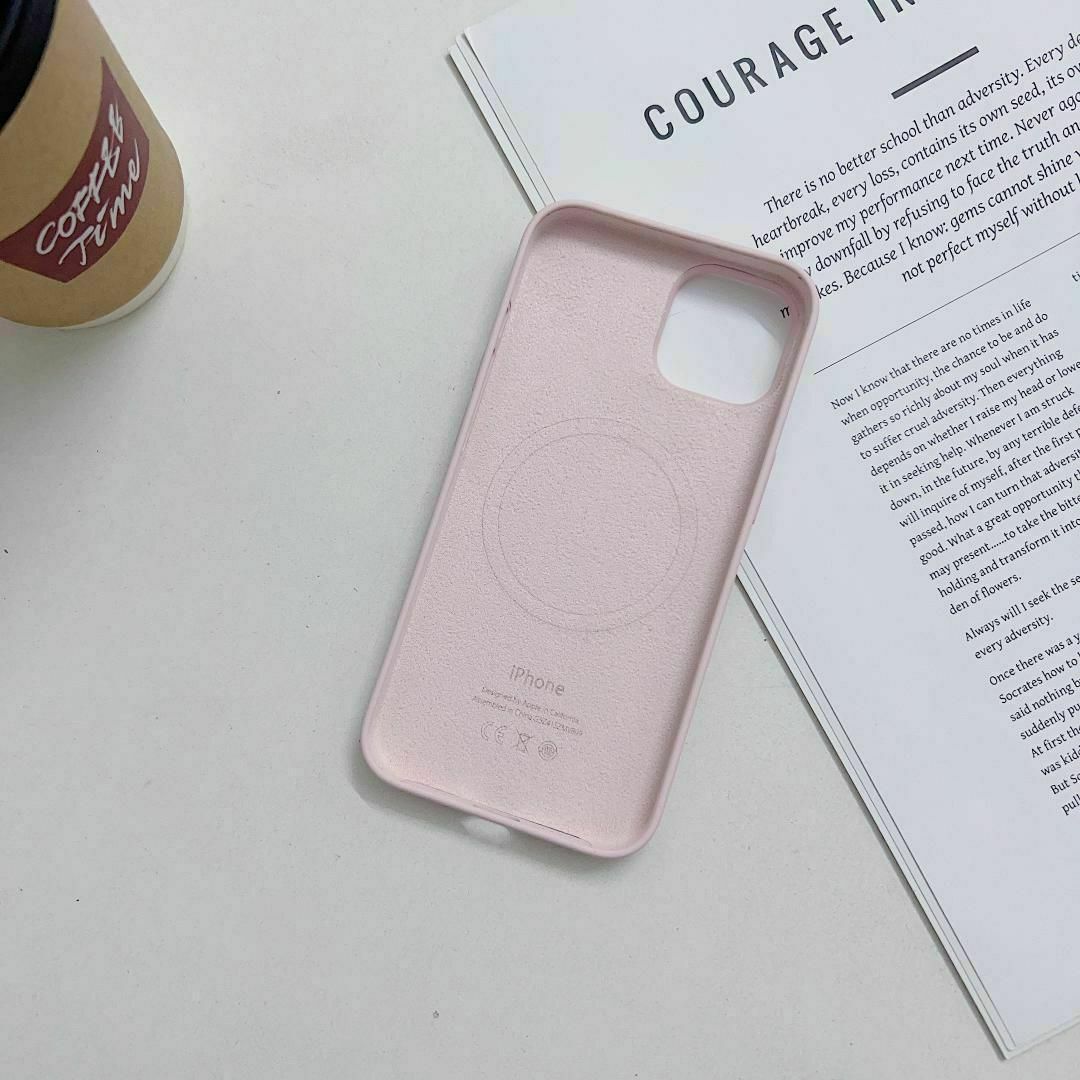 新品】純正互換品iPhone 14 pro シリコンケース チョークピンク 新品】純正互換品iPhone 14 pro シリコンケース チョークピンク