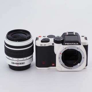 ペンタックス(PENTAX)のPENTAX ペンタックス ミラーレス一眼カメラ K-01ズームレンズキット ホワイト/ブラック K-01ZK WH/BK #8932(ミラーレス一眼)