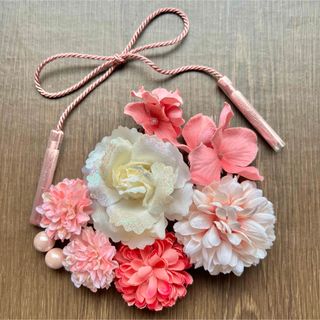 ハンドメイド　髪飾り　ヘアピン(ヘッドドレス/ドレス)