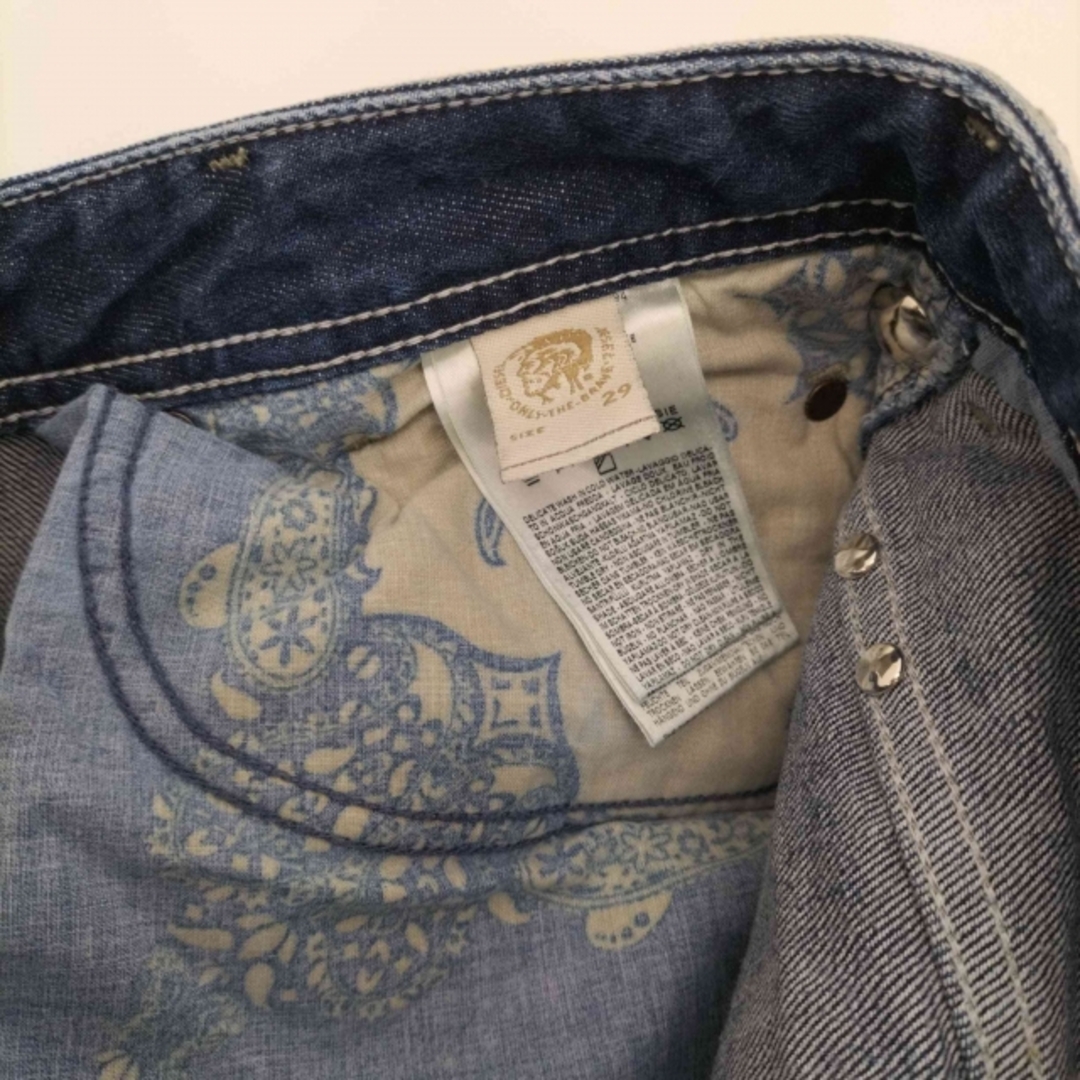 DIESEL - DIESEL(ディーゼル) ボタンフライ テーパードデニムパンツ DIESEL - DIESEL(ディーゼル) ボタンフライ テーパードデニムパンツ