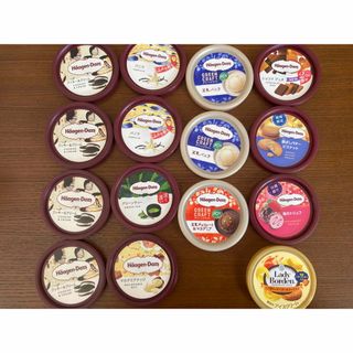 ハーゲンダッツ(Haagen-Dazs)のハーゲンダッツの蓋14枚＋リリーボーデン1枚(その他)