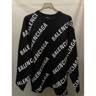 バレンシアガ(Balenciaga)のバレンシアガ　セーター　オールロゴ(ニット/セーター)