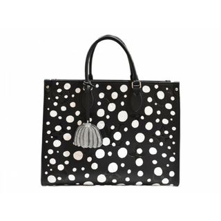 ルイヴィトン(LOUIS VUITTON)の【コラボ商品】 LOUISVUITTON
LV×YK　オンザゴーMM M46389 アンプラント/ノワールブロン(ブラック×ホワイト) アンプラント ハンドバッグ　トートバッグ　2WAYバッグ　草間彌生　人気　ユニセックス　水玉模様　おしゃれ 【中古】松山朝生田店(その他)