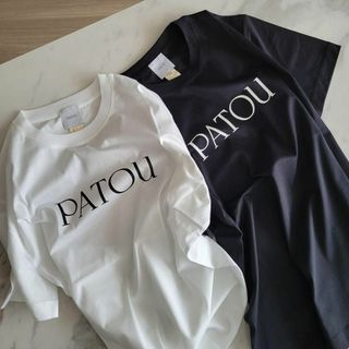 PATOU - パトゥ PATOU ニット 半袖 オーガニックコットン ジャカード