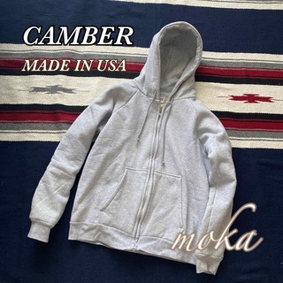 キャンバー(CAMBER)のCHILL-BUSTER BY CAMBER ジップパーカー USA製(パーカー)