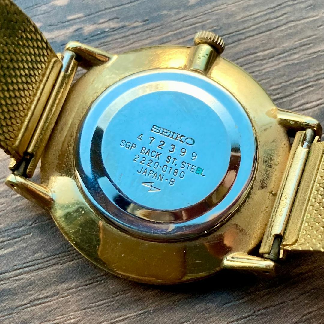 SEIKO(セイコー)の【動作品】セイコー シャリオ アンティーク 腕時計 1974年 手巻き メンズ メンズの時計(腕時計(アナログ))の商品写真