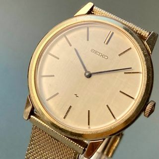 セイコー(SEIKO)の【動作品】セイコー シャリオ アンティーク 腕時計 1974年 手巻き メンズ(腕時計(アナログ))