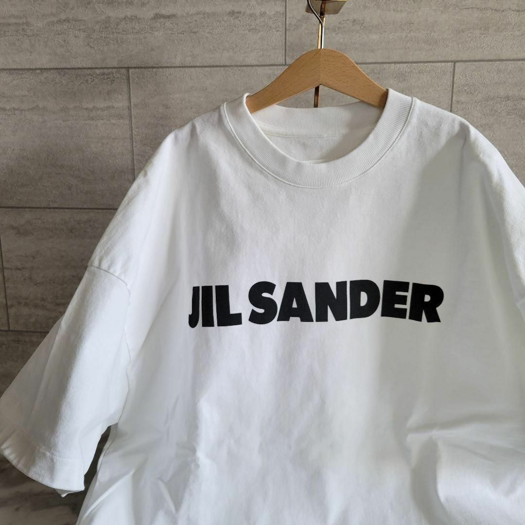 Jil Sander(ジルサンダー)の★新品未使用★JIL SANDER ロゴ コットン Tシャツ Mサイズ メンズのトップス(Tシャツ/カットソー(半袖/袖なし))の商品写真