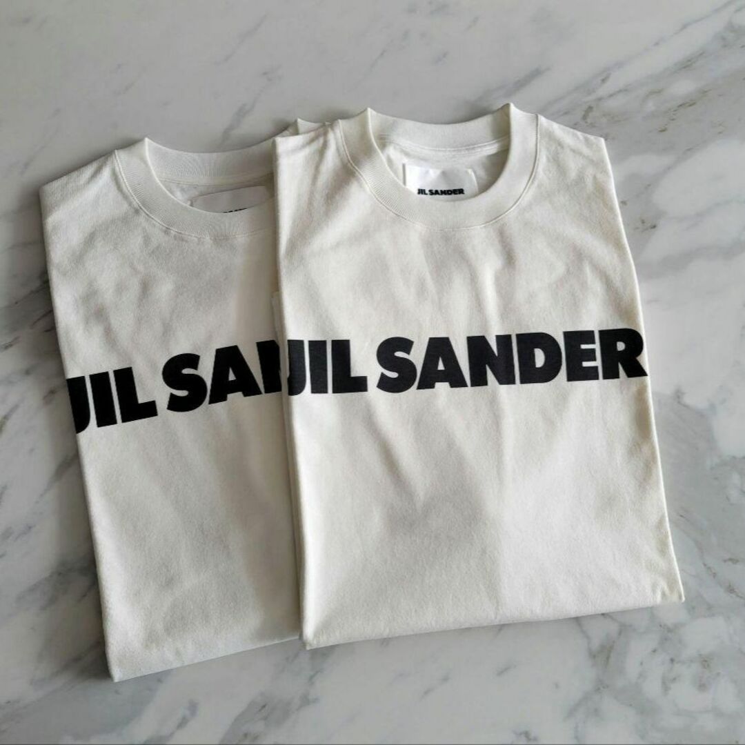 Jil Sander(ジルサンダー)の★新品未使用★JIL SANDER ロゴ コットン Tシャツ Mサイズ メンズのトップス(Tシャツ/カットソー(半袖/袖なし))の商品写真