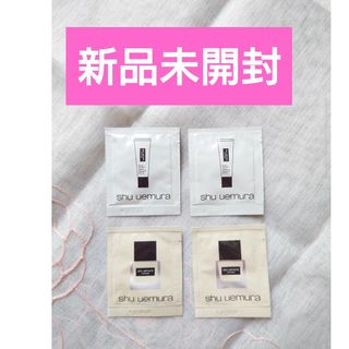 シュウウエムラ(shu uemura)の新品未開封　シュウウエムラファンデーション2包＆メイクアップベース2包(サンプル/トライアルキット)