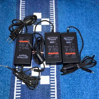 プレイステーション2(PlayStation2)のPS2 SCPH-70100 電源アダプター 難あり3台セット(その他)