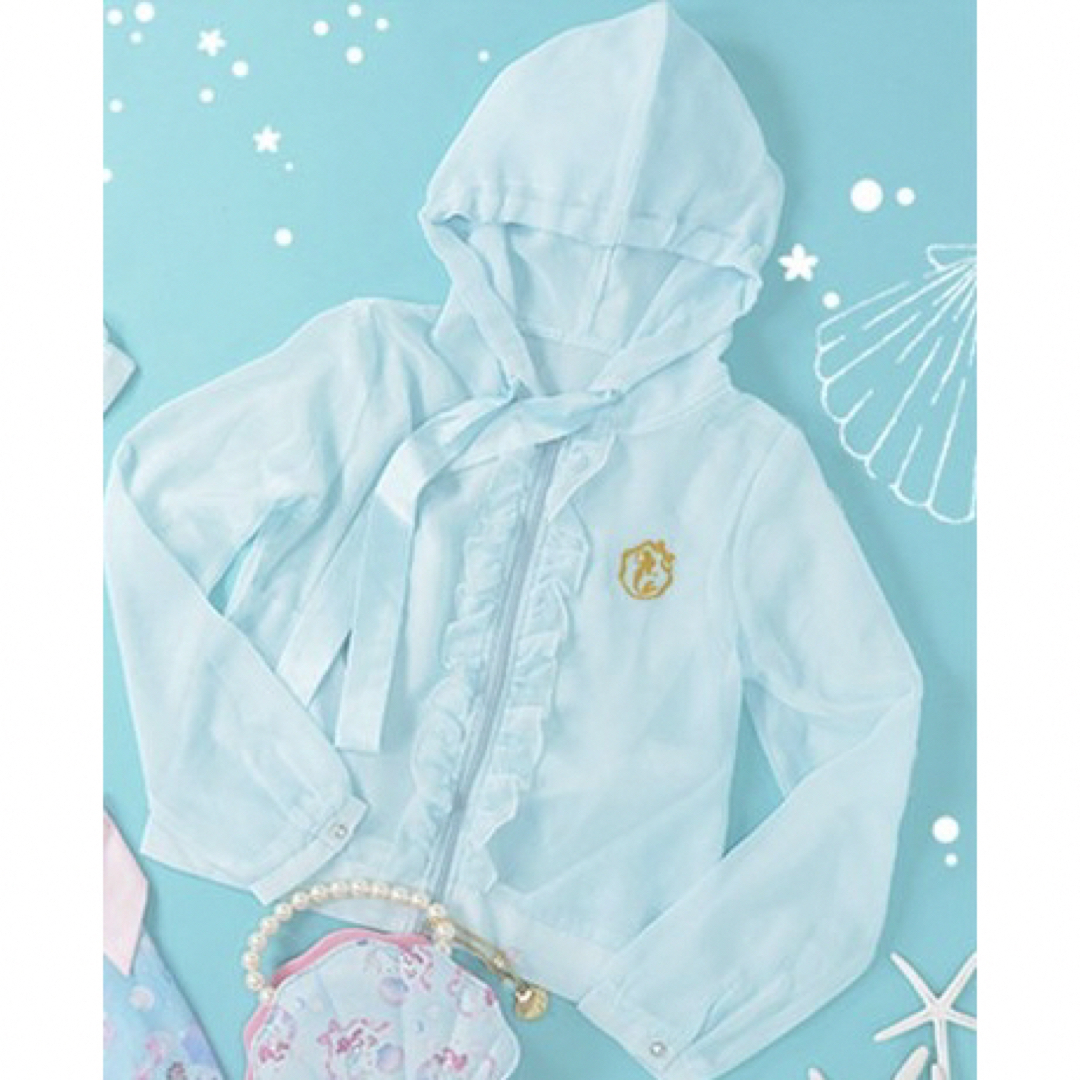 Angelic Pretty(アンジェリックプリティー)の【リトルマーメイド】アリエル Angelic Prettyコラボ パーカー レディースのトップス(パーカー)の商品写真