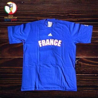 アディダス(adidas)のアディダス　2002年　日韓W杯　ジダン　ナンバーTシャツ　新品未使用タグ付き(記念品/関連グッズ)