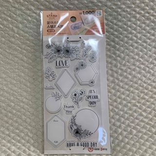 韓国クリアスタンプ☆スタンプ新品未使用品(はんこ)