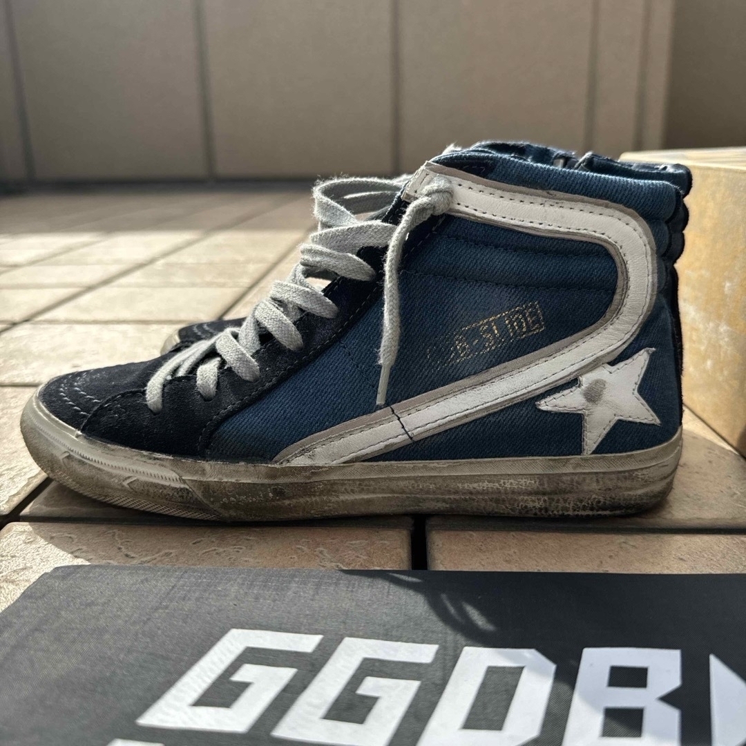 GOLDEN GOOSE(ゴールデングース)の☆ゴールデングース スライド 37 デニム レディースの靴/シューズ(スニーカー)の商品写真