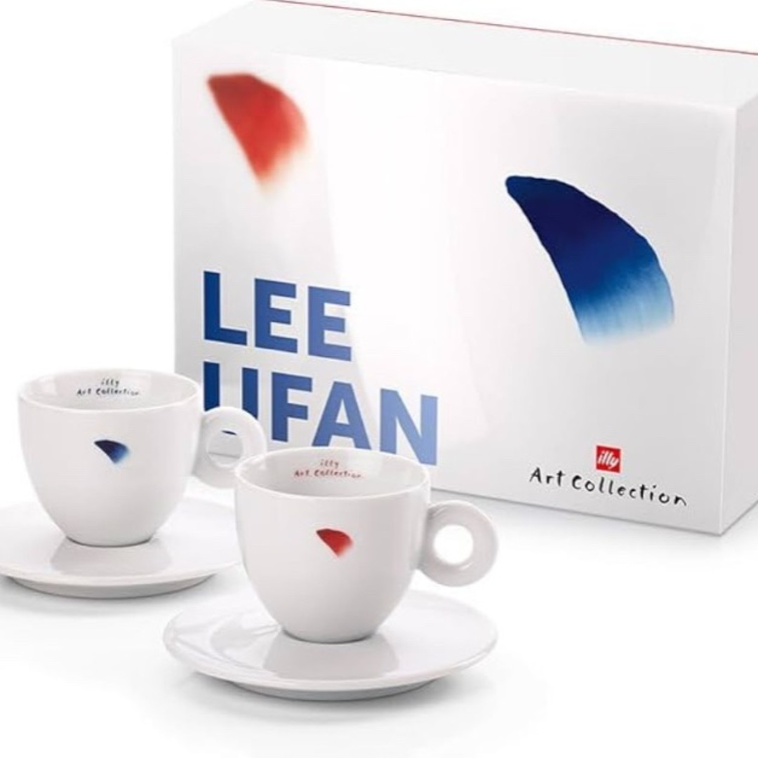 日本デイリーヘルス(ニッポンデイリーヘルス)の李禹煥 Illy アートコレクション エスプレッソカップ2セットlee ufan インテリア/住まい/日用品のキッチン/食器(グラス/カップ)の商品写真