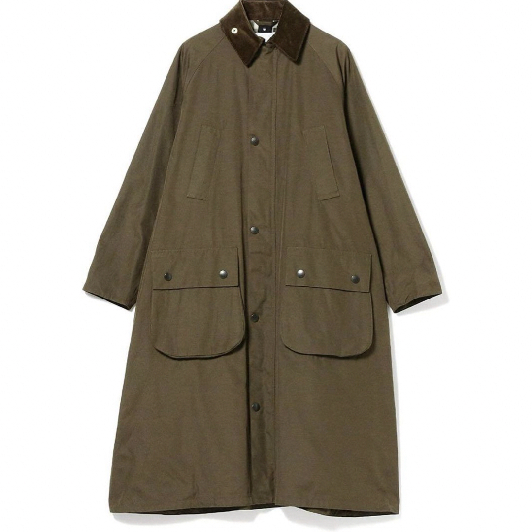 BEAMS BOY(ビームスボーイ)のBEAMS BOY Barbour別注 Balvenie Long Jacket レディースのジャケット/アウター(ダウンコート)の商品写真