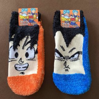 ドラゴンボール(ドラゴンボール)のもっこもこくつした 約23~25㎝ 2P(ソックス)