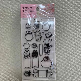 ダイソー(DAISO)のスタンプステッカー☆クリアスタンプ(印鑑/スタンプ/朱肉)